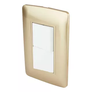 Placa Golden Apagador Doble