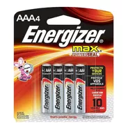 Energizer Max Aaa Pack De 4 Unidades