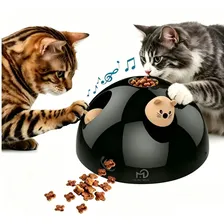 Brinquedo Para Pet Interativo Automático, Rato Eletrônico 3 Em 1 Para Gatos Momovida Ct-1 Preto