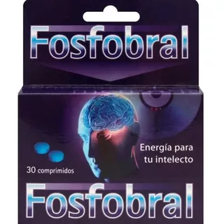 Fosfobral 30 Comprimidos Energia Rendimiento Mental Original