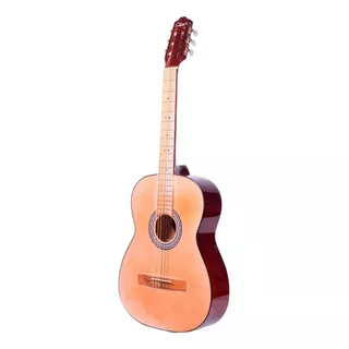 Guitarra Clásica La Purepecha Acústica Clásica Para Diestros Caoba Brillante