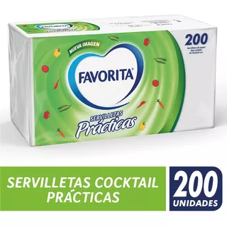 Servilletas Favorita Práctica Cocktail 200 Un