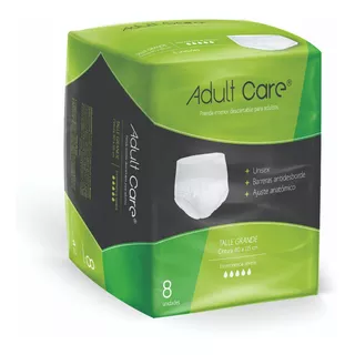 Adult Care Ropa Interior Descartable Grande X 40 Pañales