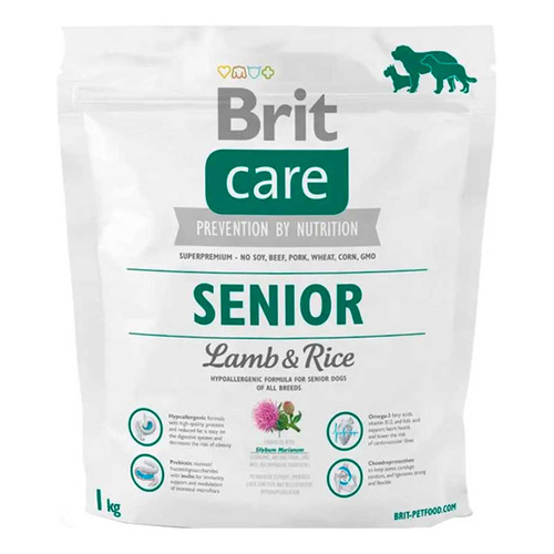 BRIT CARE SENIOR LAMB & RICE 1KG