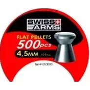 Balines Swiss Arms 4,5mm Flat X 500 Unidades Competición