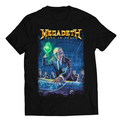 Camiseta Oficial Megadeth Rust In Peace Rock Activity