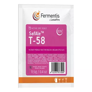 Fermento Safale T-58 Levedura Fermentis 1 Sache De 11,5g