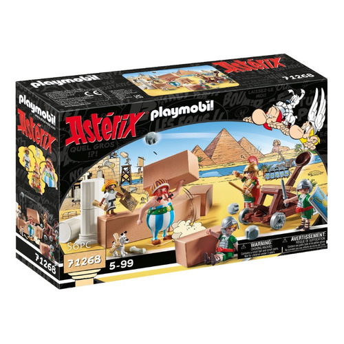 Juego Playmobil Astérix Numerobis Y La Batalla De Palacio 3+
