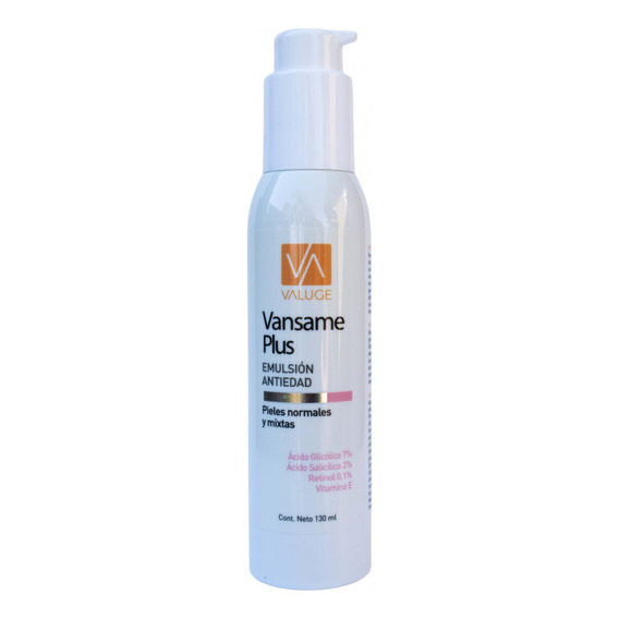 Vansame Plus Emulsion Antiedad X 130 Gr
