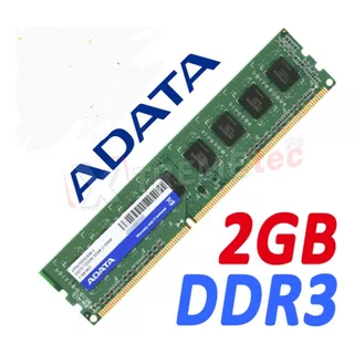 Memoria Adata Ddr3 Pc3-10600 (1333 Mhz) Cl9, 2gb.