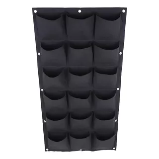 Modulo Jardim Vertical Natural Tamanho Com 18 Bolsos