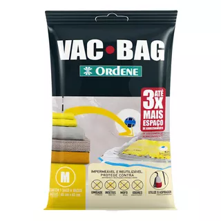 Saco Á Vacuo Vac Vac Bag Plastic Protector Medium 45x65 Cm Ordie