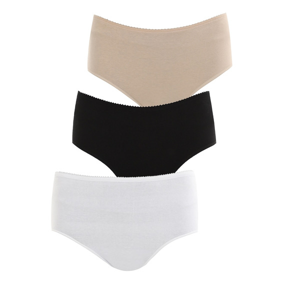 Combo X3 Panties Semi - Clásico Para Mujer