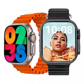 Relogio Smartwatch S100 Watch Ultra 9  C/7 Pulseiras Lacrado