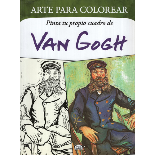 Arte Para Colorear. Pinta Tu Propio Cuadro De Van Gogh