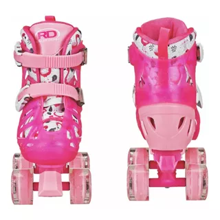 Patines 4 Ruedas Niña Ajustables Roller Derby Talla 33 A 36