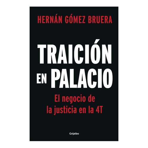 Traición En Palacio, De Gómez Bruera, Hernán. Editorial Grijalbo, Tapa Blanda En Español, 2023