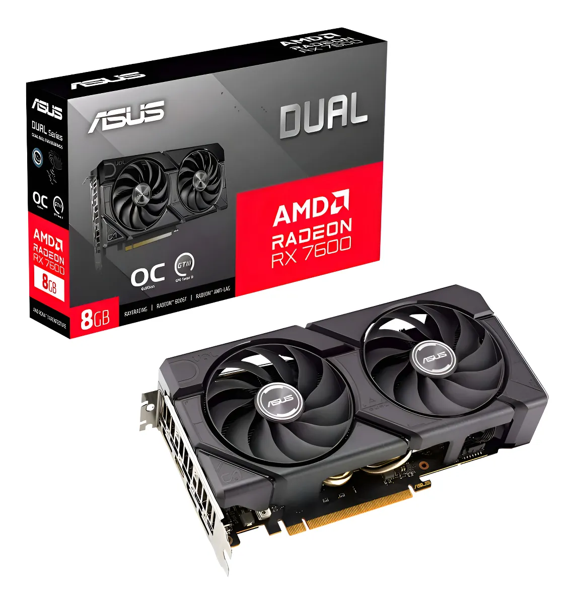 Vga Asus Nv Rtx 7600 8gb/128bits/gddr6 90yv0ld0-m0na00