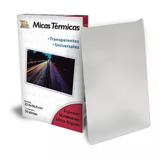 Micas Térmicas Ultra-rígidas Boflex 229x368mm 50pzs 10mil