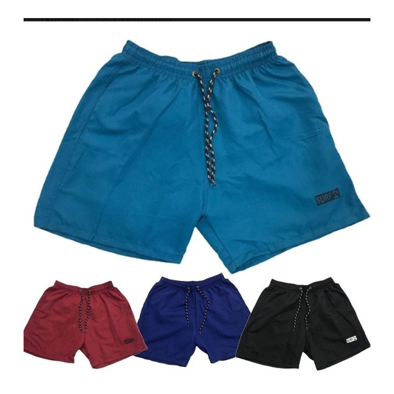 Pack X2 Short De Baño C/suspensores T. Juveniles 14,16,18