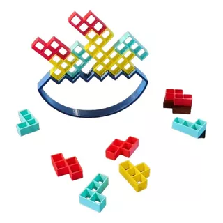Tetris Balance Juego Equilibrio Habilidad + Dado 36 Piezas!