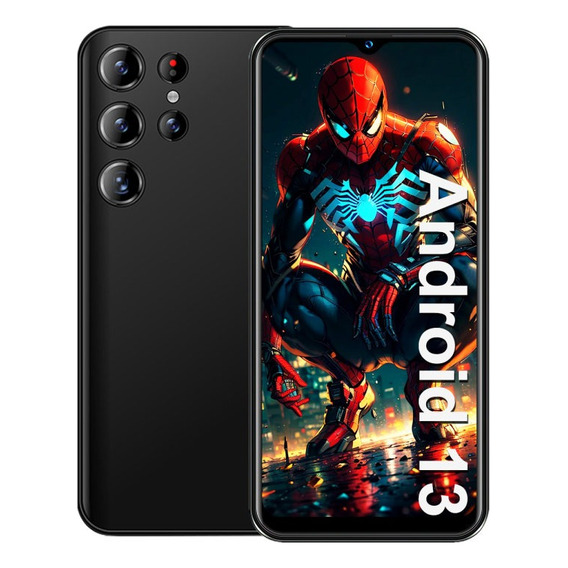 Teléfono 4gb Ram 64gb Dual Sim Soporte Expansión 256 Gb 6.517 Pulgadas Celular Con Reconocimiento Facial 6000mah Negro Smartphone