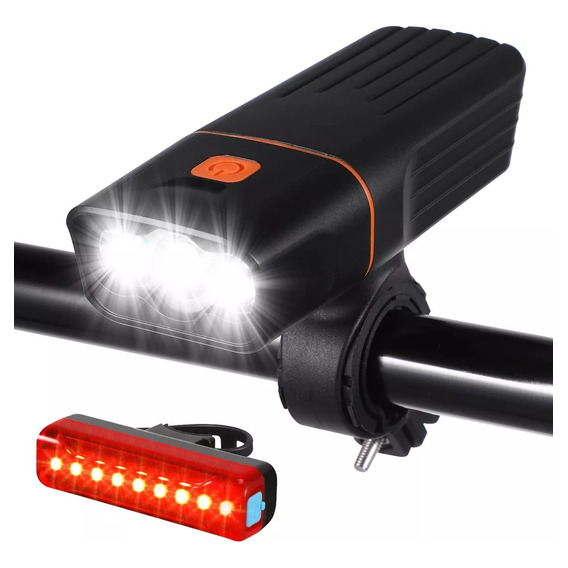 Lámpara Led L2 Recargable 1000 Lm Impermeable Para Bicicleta