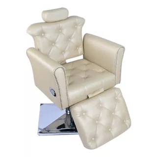 Poltrona Cadeira Para Cabeleireiro Reclinavel Com Relax- Lia