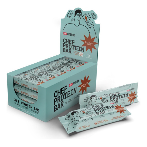 Pack 16 Chef Protein Whey Bar - Barritas De Proteína