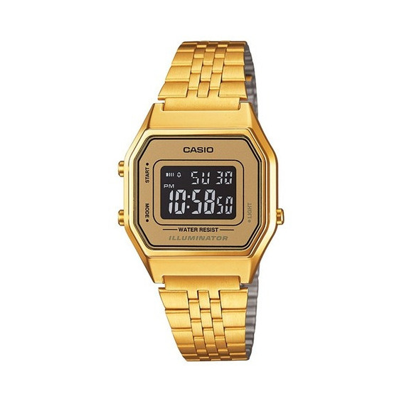 Reloj Digital Marca Casio Modelo: La680wga9bdf Color Oro Par
