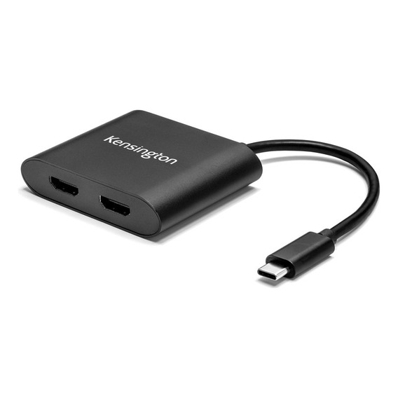 Adaptador Usb-c A Hdmi Dual - Kensington Color Negro