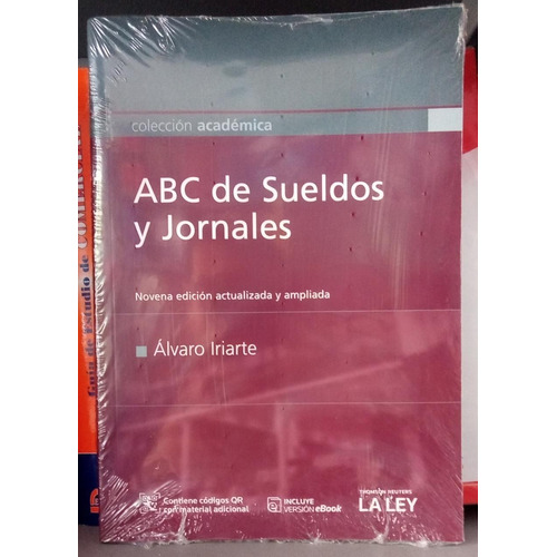 Acb De Sueldos Y Jornales De Iriarte, Alvaro Editorial La Ley