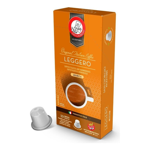 Capsulas De Cafe San Giorgio Leggero X10 Nespresso Comp