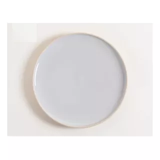 Plato Playo Korba Brillante Con Beige 27 Cm Color Gris Claro