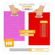 Bolsa Riñon Color A Eleccion 30x40  X100 Unidades .oferton