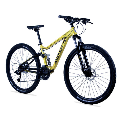 Bicicleta Benotto Montaña Ds-950 Rodada 29 24v Aluminio Color Amarillo Tamaño del cuadro Unica