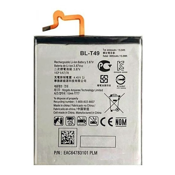 Bateria Para LG Bl-t49 K61 K41s K51s 4000mah