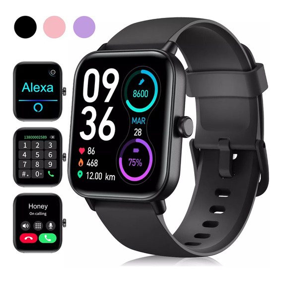 1.8'' Reloj Inteligente Smartwatch Bluetooth Llamada Alexa