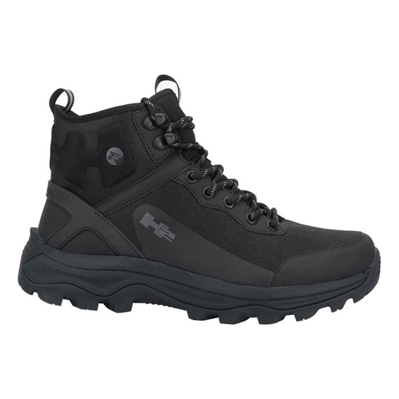 Bota Hiker Hummer  Con Agujeta 3078 Negro Para Hombre