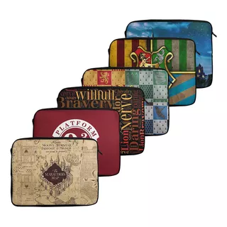 Funda De Notebook Doble A 14,1 15,6 Diseños Harry Potter