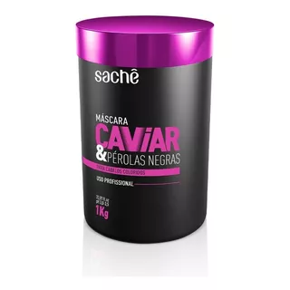 Máscara Caviar 1 Kg Para Regeneração Capilar Sachê