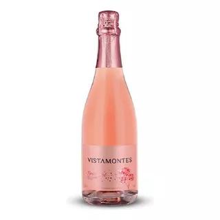 Garrafa Vinho Espumante Garrafa Brut Rose Vistamontes 750mlvistamontes Adega Vinho Vistamontes Espumante Bebiba Destilada 750 Ml