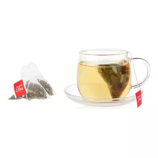 100 Filtrante Nylon Etiqueta Tea 5.7x7cm