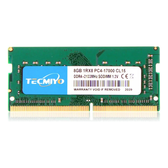 Memoria Ram Tecmiyo Ddr4 8gb 2133mhz Sodimm Para Notebook