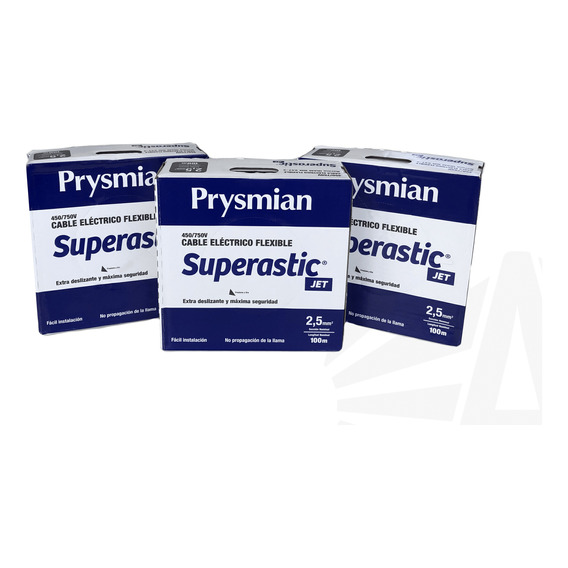 Cable 2.5mm Unipolar Superastic Pirelli Prysmian X300mts