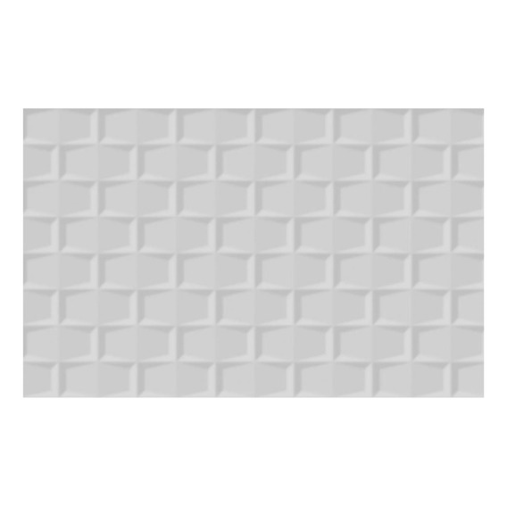 Ceramica Para Pared De 32x57 Simil Bricks Blanca Serie Prism