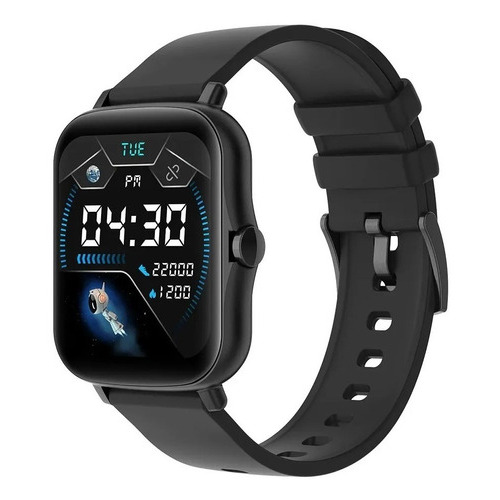 Colmi Smartwatch P8 Plus Gt Black Silicona Ips Android Ios Color de la caja Negro Color de la malla Negro Color del bisel Negro