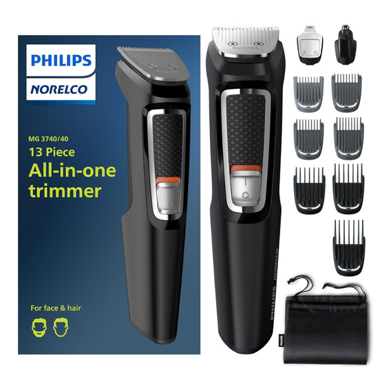  Philips Cortadora Multiusos Norelco MG3750/60 13 Piezas 