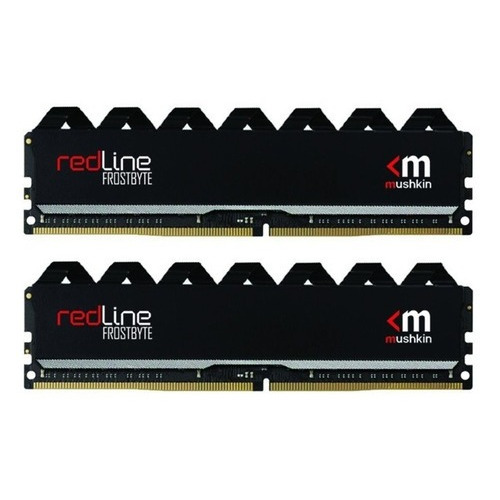 Memoria RAM Redline color negro 16GB 2 Mushkin MRC4U360JNNM8GX2