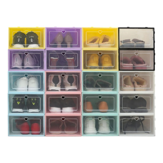 Organizador De Zapatos X6 Zapatera Plegable Colores
